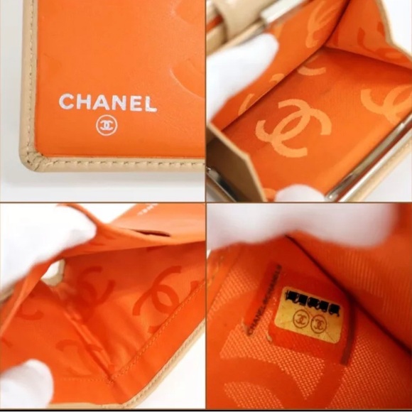 Chanel Bifold Kisslock Wallet- Camben Line- Patent Leather - Picture 8 of 9